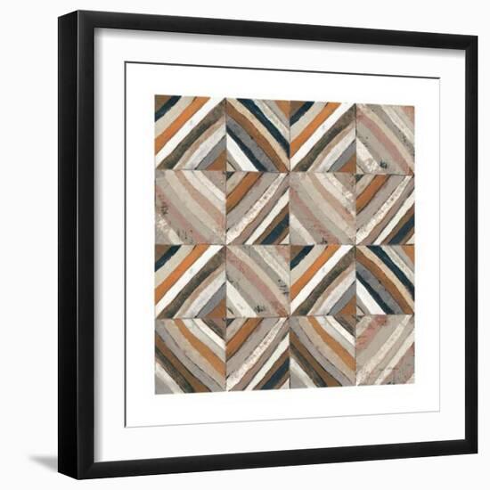 The Center II Abstract Warm-Cheryl Warrick-Framed Art Print