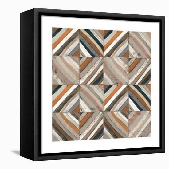 The Center II Abstract Warm-Cheryl Warrick-Framed Stretched Canvas