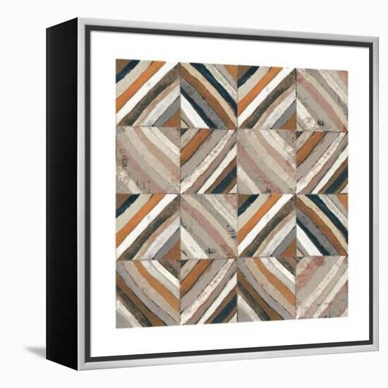 The Center II Abstract Warm-Cheryl Warrick-Framed Stretched Canvas