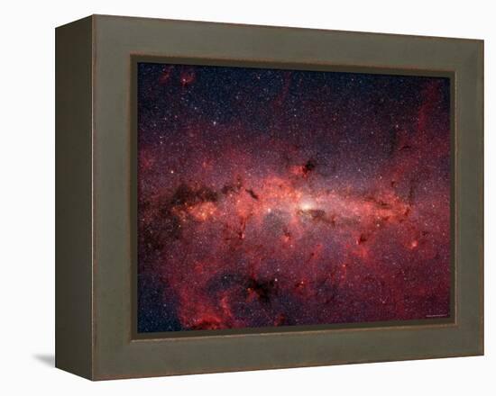 The Center of the Milky Way Galaxy-Stocktrek Images-Framed Premier Image Canvas