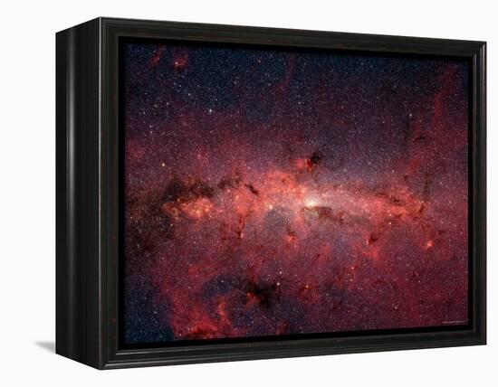 The Center of the Milky Way Galaxy-Stocktrek Images-Framed Premier Image Canvas