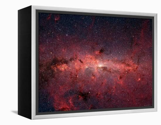 The Center of the Milky Way Galaxy-Stocktrek Images-Framed Premier Image Canvas