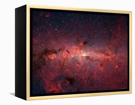 The Center of the Milky Way Galaxy-Stocktrek Images-Framed Premier Image Canvas