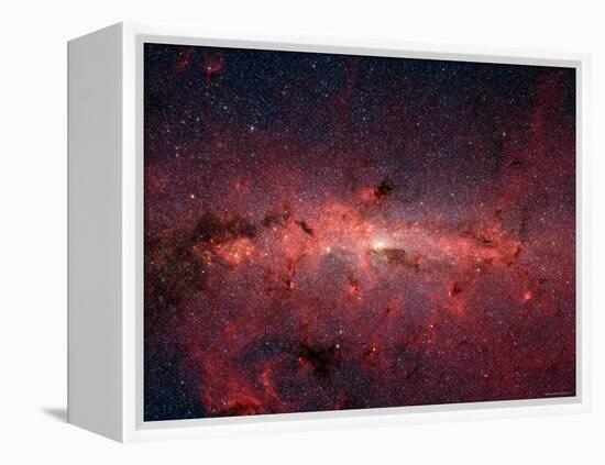 The Center of the Milky Way Galaxy-Stocktrek Images-Framed Premier Image Canvas