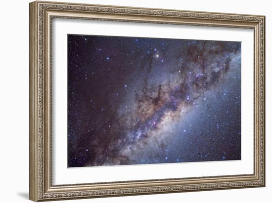 The Center of the Milky Way Through Sagittarius and Scorpius-null-Framed Photographic Print