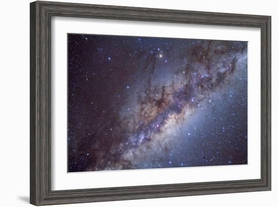 The Center of the Milky Way Through Sagittarius and Scorpius--Framed Photographic Print