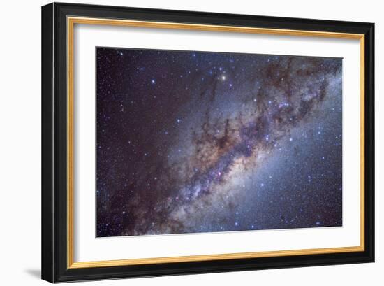 The Center of the Milky Way Through Sagittarius and Scorpius-null-Framed Photographic Print