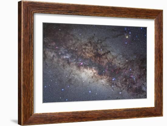 The Center of the Milky Way Through Sagittarius and Scorpius-null-Framed Photographic Print