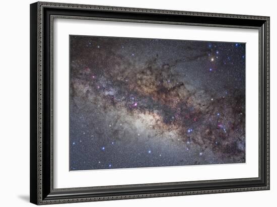 The Center of the Milky Way Through Sagittarius and Scorpius-null-Framed Photographic Print