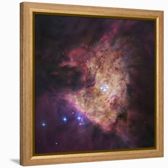 The Center of the Orion Nebula, known as the Trapezium Cluster-Stocktrek Images-Framed Premier Image Canvas