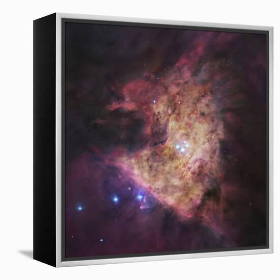 The Center of the Orion Nebula, known as the Trapezium Cluster-Stocktrek Images-Framed Premier Image Canvas