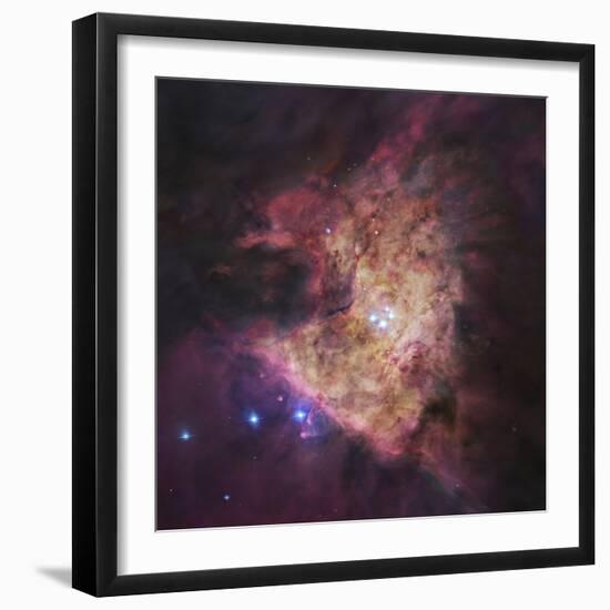 The Center of the Orion Nebula, known as the Trapezium Cluster-Stocktrek Images-Framed Photographic Print