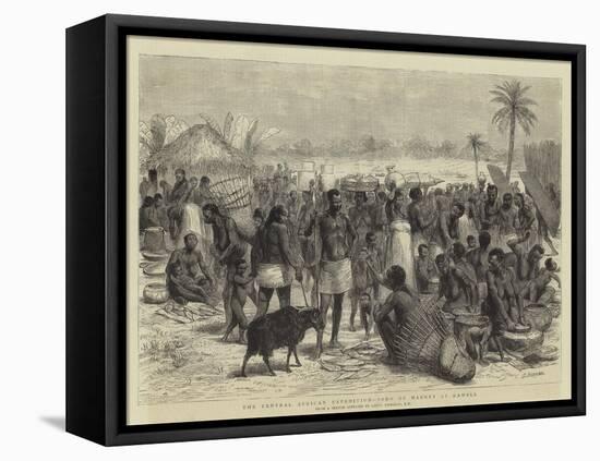 The Central African Expedition, Soko or Market at Kawele-Godefroy Durand-Framed Premier Image Canvas