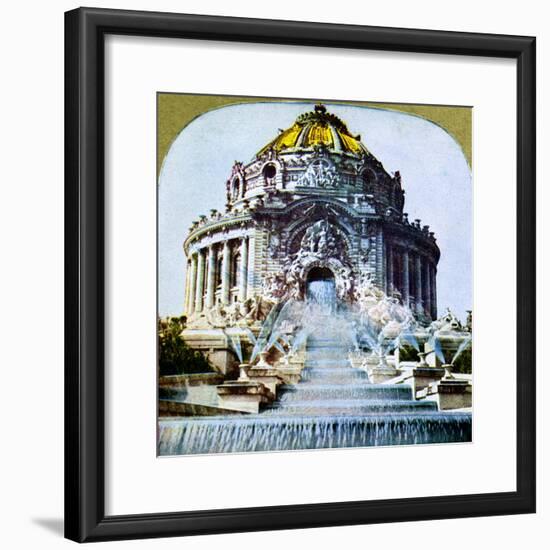 The Central Cascade from the World Fair, St Louis, Missouri. USA, 1904. Artist: Unknown-Unknown-Framed Giclee Print