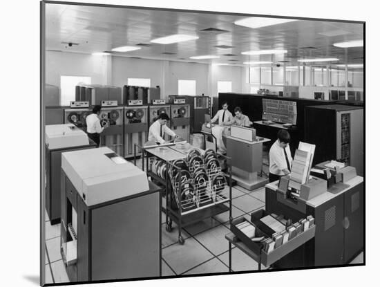 The Central Computer at Harwell-null-Mounted Photographic Print