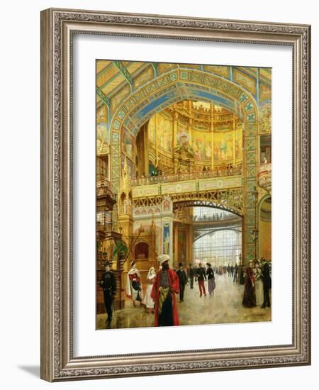 The Central Dome of the Universal Exhibition of 1889-Louis Beroud-Framed Giclee Print