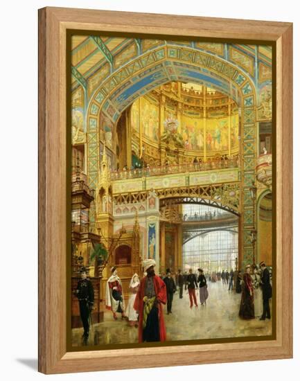 The Central Dome of the Universal Exhibition of 1889-Louis Beroud-Framed Premier Image Canvas