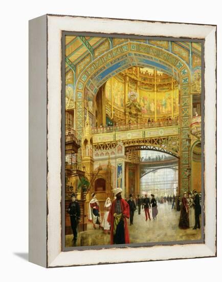 The Central Dome of the Universal Exhibition of 1889-Louis Beroud-Framed Premier Image Canvas
