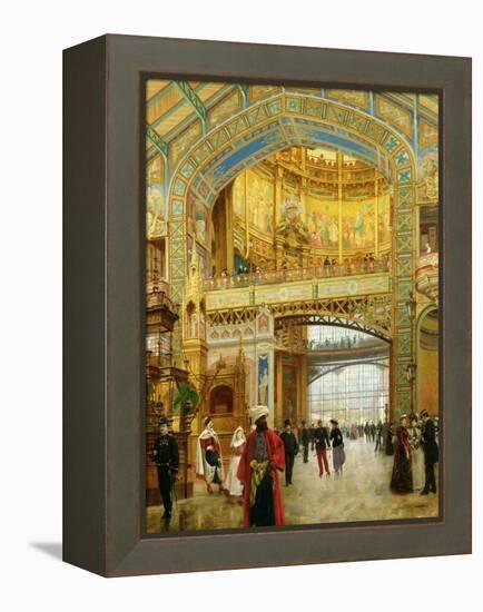 The Central Dome of the Universal Exhibition of 1889-Louis Beroud-Framed Premier Image Canvas