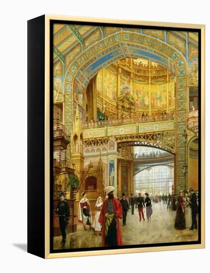 The Central Dome of the Universal Exhibition of 1889-Louis Beroud-Framed Premier Image Canvas