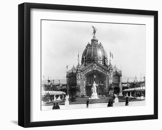 The Central Dome, Paris Exhibition, 1889-null-Framed Photographic Print