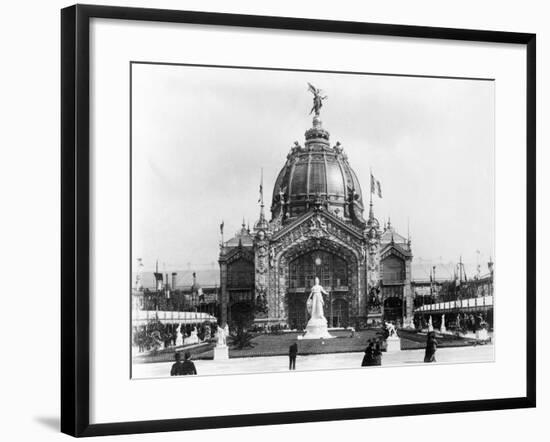 The Central Dome, Paris Exhibition, 1889-null-Framed Photographic Print