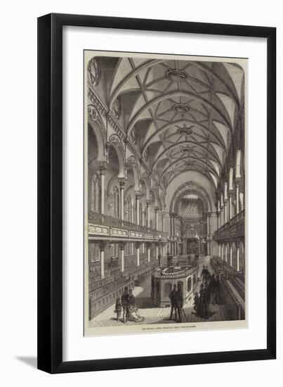 The Central Jewish Synagogue, Great Portland-Street-null-Framed Giclee Print