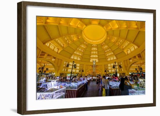 The Central Market, Built in 1937 in Art-Deco Style by the French Architect Jean Desbois-Nathalie Cuvelier-Framed Photographic Print