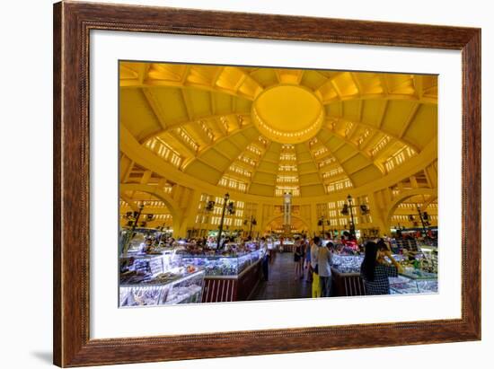 The Central Market, Built in 1937 in Art-Deco Style by the French Architect Jean Desbois-Nathalie Cuvelier-Framed Photographic Print