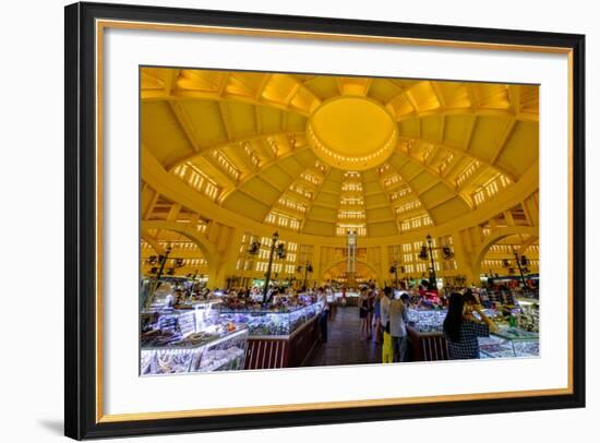 The Central Market, Built in 1937 in Art-Deco Style by the French Architect Jean Desbois-Nathalie Cuvelier-Framed Photographic Print