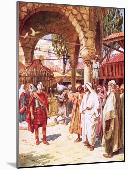 The Centurion Beseeching Jesus on Behalf of His Servant-William Brassey Hole-Mounted Giclee Print