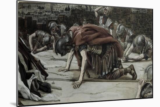 The Centurion Glorifies God-James Tissot-Mounted Giclee Print