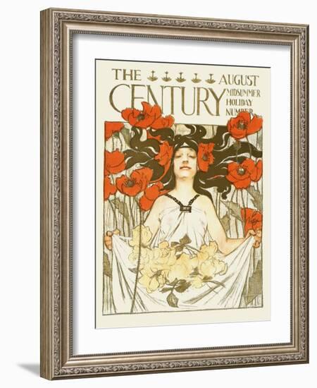 The Century, August, Midsummer Holiday Number-J. C. Leyendecker-Framed Art Print