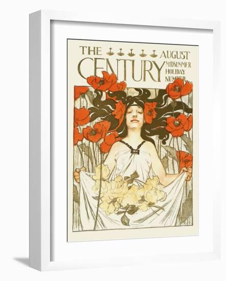 The Century, August, Midsummer Holiday Number-J. C. Leyendecker-Framed Art Print