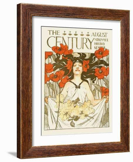 The Century, August, Midsummer Holiday Number-J.C. Leyendecker-Framed Art Print