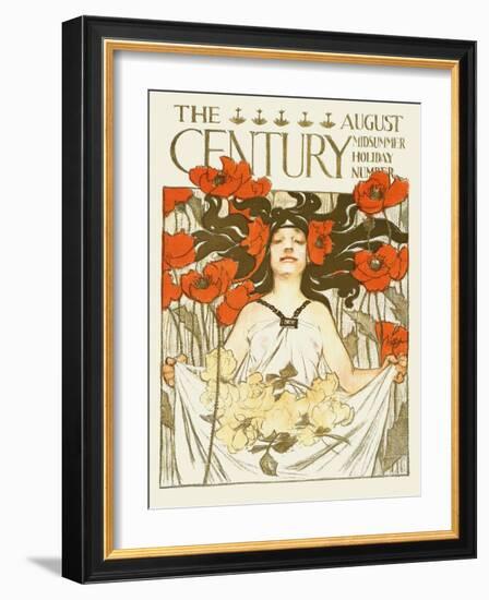 The Century, August, Midsummer Holiday Number-J.C. Leyendecker-Framed Art Print