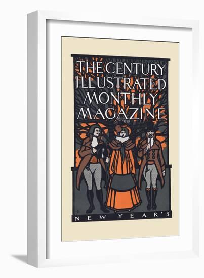 The Century Illustrated Monthly Magazine, New Year's-Will Bradley-Framed Art Print