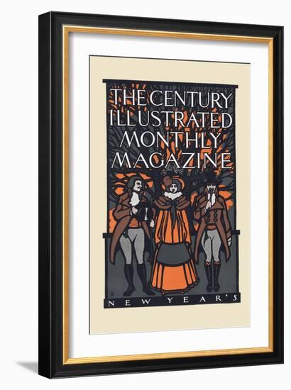 The Century Illustrated Monthly Magazine, New Year'S-Will Bradley-Framed Art Print