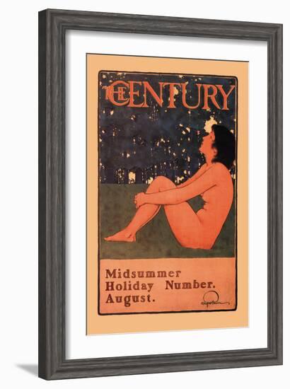 The Century: Midsummer Holiday Number, August-Maxfield Parrish-Framed Art Print