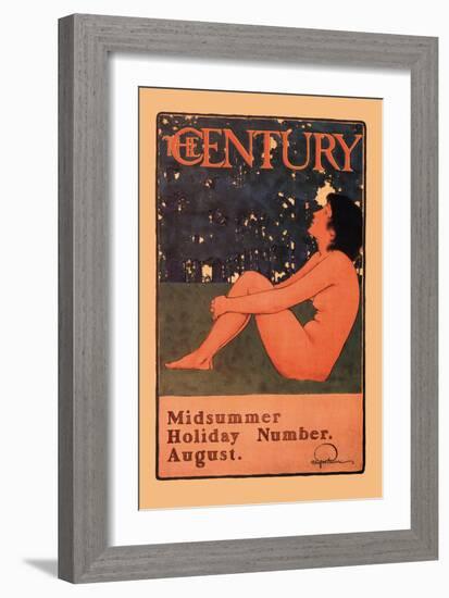 The Century: Midsummer Holiday Number, August-Maxfield Parrish-Framed Art Print