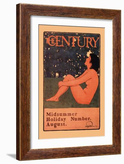 The Century: Midsummer Holiday Number, August-Maxfield Parrish-Framed Art Print