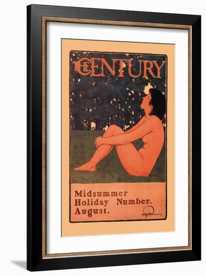 The Century: Midsummer Holiday Number, August-Maxfield Parrish-Framed Art Print