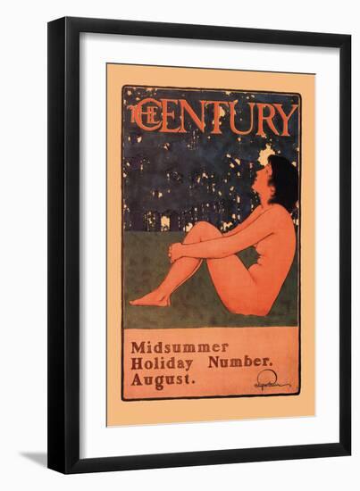 The Century: Midsummer Holiday Number, August-Maxfield Parrish-Framed Art Print