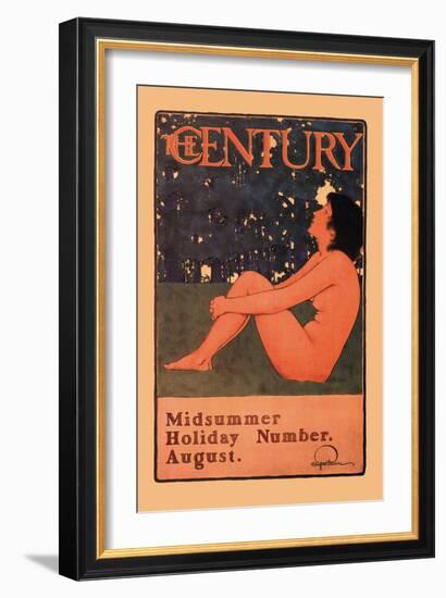 The Century: Midsummer Holiday Number, August-Maxfield Parrish-Framed Art Print