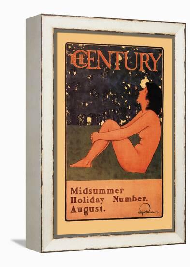 The Century: Midsummer Holiday Number, August-Maxfield Parrish-Framed Stretched Canvas