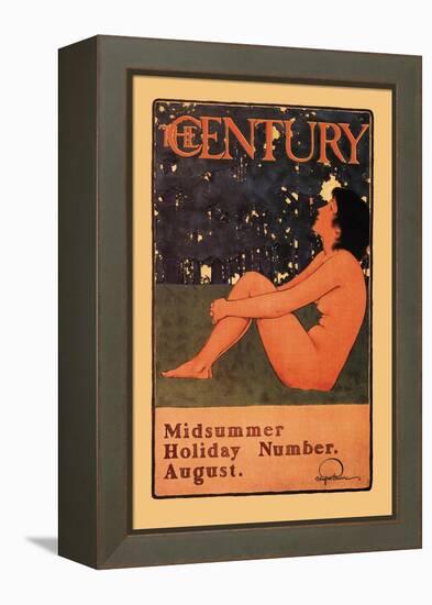 The Century: Midsummer Holiday Number, August-Maxfield Parrish-Framed Stretched Canvas