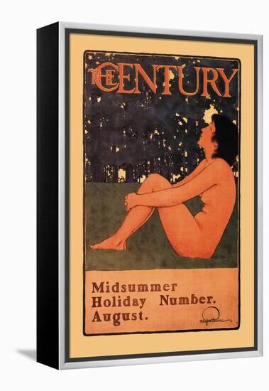 The Century: Midsummer Holiday Number, August-Maxfield Parrish-Framed Stretched Canvas