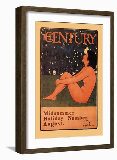 The Century: Midsummer Holiday Number, August-Maxfield Parrish-Framed Art Print