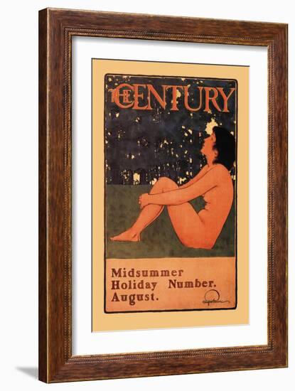 The Century: Midsummer Holiday Number, August-Maxfield Parrish-Framed Art Print