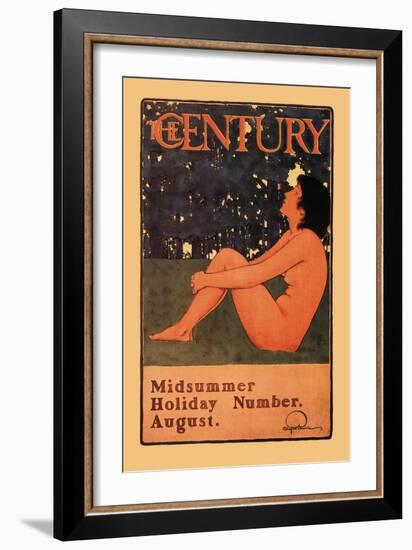 The Century: Midsummer Holiday Number, August-Maxfield Parrish-Framed Art Print